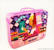 芭比36色水彩筆正品促銷秒殺 學(xué)生文具批發(fā)精品推薦